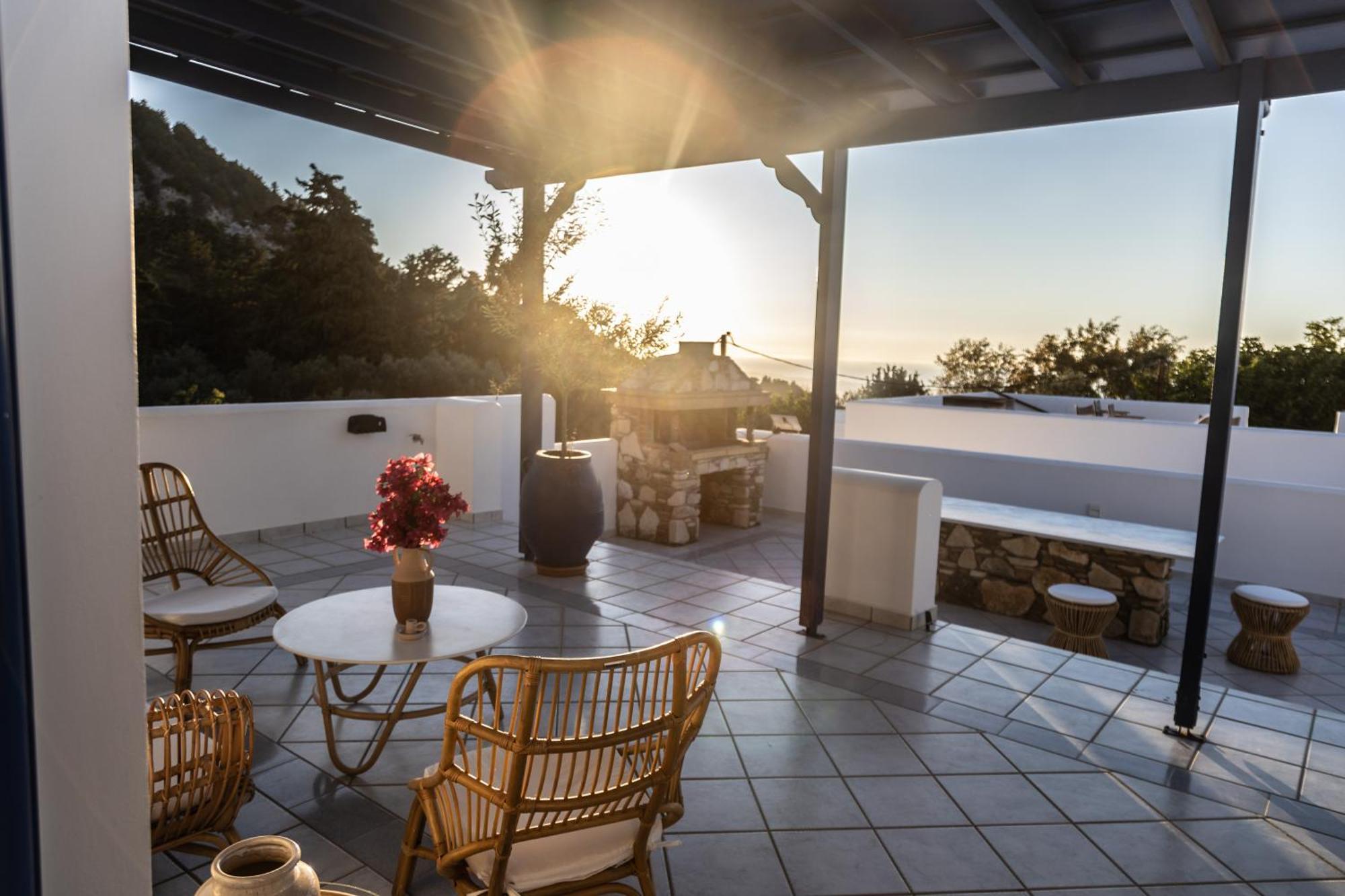 Villa Giannis & Maria Sunset House Lagoudi Zia Exterior foto